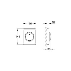 Grohe Skate Kumanda Paneli - 38595000 - 2