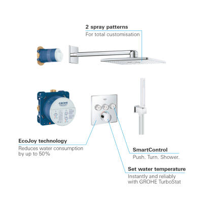 Grohe Smartcontrol Duş Seti - 34712000 - 3