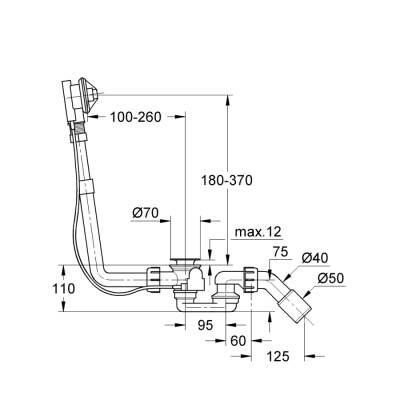 Grohe Talento Küvet Tropleni - 28939000 - 1