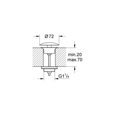 Grohe Tapa Takımı 1 14 - 65808000 - 2