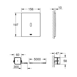 Grohe Tectron Bau E Fotoselli Kumanda Paneli - 39881000 - 2