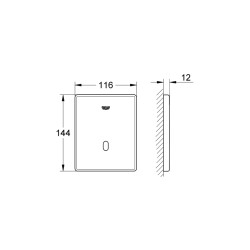 Grohe Tectron Skate Fotoselli Pisuar Kumanda Paneli - 37324001 - 2