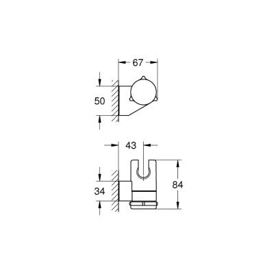 Grohe Tempesta El Duşu Askısı - 27595000 - 2