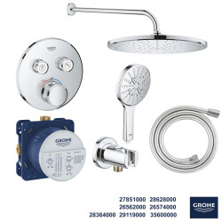 Grohe Termostatik Ankastre Banyo Duş Seti 11 - 2