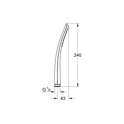 Grohe Veris Stick El Duşu 1 Akışlı - 27184000 - 2